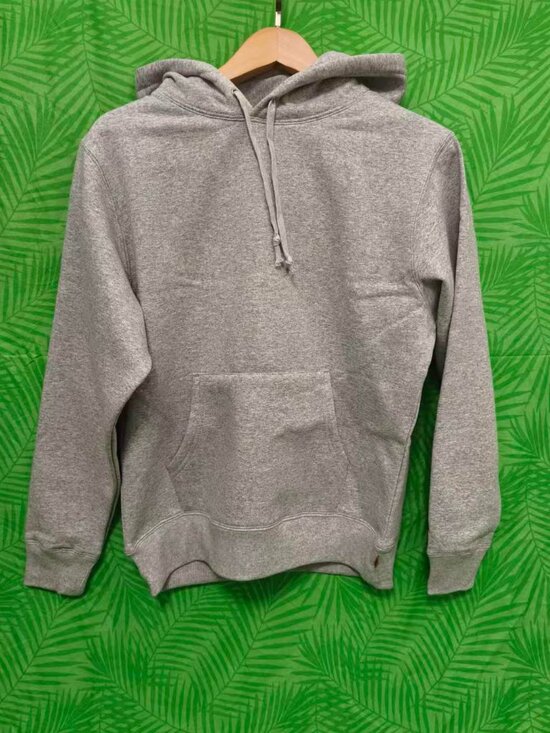 Supreme Tops - Supreme Grey Back Big Logo Hoodie Unisex Pullover Sweatshirt